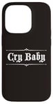 Coque pour iPhone 14 Pro Design gothique original CRY BABY