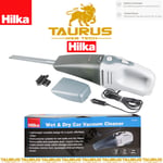 HILKA Wet & Dry Car Vacuum Includes Crevice Tool Squeegee & Upholstery Brush UK