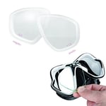 Mares X-Vision 2014 – Cristal pour Lunettes, Transparent, 15 Positiva Derecha