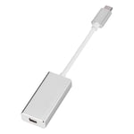 Adaptateur USB3.1 Type C vers Mini DisplayPort Convertisseur USB C vers Mini DP Haute qualité 4K HD pour Macbook Argent