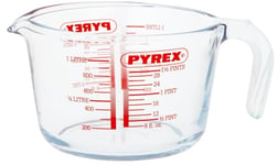 Pyrex Glass Measuring Jug, Transparent, 1 Litre