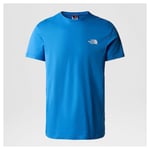 The North Face Mens S/S Simple Dome Tee F2016 model (Blå (SUPER SONIC BLUE) Large)