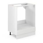 Meuble pour four R-Line, Blanc campagne, 60 cm , PT Anthracite, Vicco