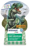 Tetesept T-Rex-World Coppenrath Verlag Münster Bain moussant amusant pour enfant Parfum pomme fruitée et aloe vera nourrissant – Mousse de bain Dino forte et eau verte – 1 x 40 ml