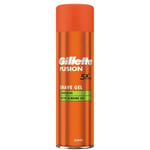 Gillette Fusion5 Ultra Sensitive Shaving Gel for Men, 200 ml, Soothes & Protects