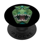 T-Rex Raptor Dino Paleontologist Head Dinosaur PopSockets Adhesive PopGrip