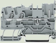 Wago X-Com S Gennemgangs Klemme 2,5 Mm² 2 X Push-In Klemme / Pin Stikforbindelse - Grå