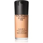 MAC Cosmetics Studio Fix Fluid SPF 15 24HR Matte Foundation + Oil Control mattifying foundation SPF 15 shade NW20 30 ml