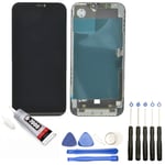 VITRE TACTILE + ECRAN LCD POUR IPHONE 12 PRO MAX 6.7" BLANC + OUTILS + COLLE