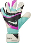 Nike Gants de Gardien de But NK Gk Grp3 – Ho23, Noir/Hyper Turq/Rush Fuchsia/Blanc, FB2998–010, 6