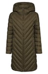 Boss Womenss C_Pinolo Water-Repelllent Jacket in Green - Size 8 UK