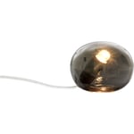 Bordslampa aneta lighting - Globus bordlampa 13cm, rök sockel e14 rökgrå glas