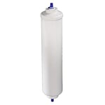 Xavax Filtre à Eau Univesel pour réfrigérateurs américains(Cartouche haute qualité pour remplacement du filtre à eau externe des frigos américains toutes marques, Raccord de tuyau intégré)