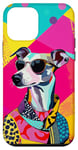 Coque pour iPhone 12 mini Chien Whippet Fashion Cute Colorful Pop Art