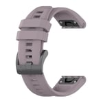 Silikoninen kellonauha Garmin Fenix 7S Sapphire Solar-Roland Purple varten