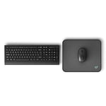 Energy Sistem Office Wireless Set 3 Silent (Clavier RF QWERTY sans Fil, Souris Optique, Touches Plates et switches Silencieux, USB, résistant aux liquides)