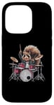 Coque pour iPhone 14 Pro Batteur de Cool Rockin' Squirrel