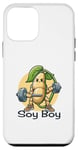 Coque pour iPhone 12 mini Faites le plein d'énergie grâce à la protéine de soja Funny Soy Boy Design