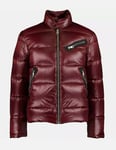 Just Cavalli Nylon Down Padded Puffer Jacket Burgundy Size Medium RRP £465