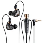 HiFi Wired Headphones with Microphone Noise-Cancelling Dynamic Earphones in8861