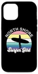 Coque pour iPhone 12/12 Pro Surfer Girl North Shore Hawaii Hawaii Surf Beach