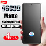 4st Matt Hydrogel Film För Samsung Galaxy S24 S23 S22 S21 Note 20 Ultra S20 FE S10 Plus A13 4G A33 A73 A53 5G Skärmskydd For A33 5G HD Hydrogel Film