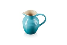 Le Creuset Carafe à petit-déjeuner en grès, 600 ml, 550 g, Bleu Caraïbes, 80903061700005