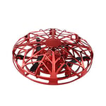 Mini Drone for Kids UFO Flying Ball Toys,Hand Controlled Interactive Infrared Induction Helicopter Ball with360° Rotating and LED Lights For 4-12Years Children Boys Girls Kids Toys Gifts,Induction Red