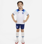 Nike Younger Kids' Football Kit England 2022/23 Home Fanikauppa jalkapallo WHITE/BLUE FURY/BLUE VOID