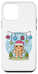 Coque pour iPhone 12 mini Mignon Bonhomme de pain d'épices Hiver Noël