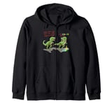 Did You Eat The Last Unicorn? It Sparkled At Me! Dinosaur Zip Hoodie