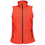 Regatta Gilet Softshell sans manches Femme Imperméable, respirant E Coupe-Vent Octagon II Bodywarmers Femme Classic Red(Black) FR: XS (Taille Fabricant: 10)