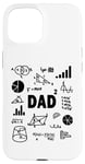 Coque pour iPhone 15 Dad Squared Second Time Dad Math Second Power Father