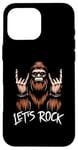 Coque pour iPhone 16 Pro Max Let's Rock Sasquatch Bigfoot