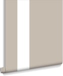 4 Rolls of Graham & Brown Taupe Cream Runner Wallpaper By Kelly Hoppen RRP £18