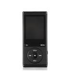 Lecteur Mp4 8go Lecture Audio Et Video, Radio Fm, Bluetooth V4,0, Podomètre Noir