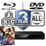 Panasonic Blu-ray Player DP-UB820 All Zone MultiRegion 4K - The Greatest Showman