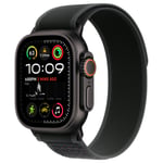 Apple Watch Ultra 2 GPS + Cellular 49 mm - Titane Noir - Bracelet Trail Noir S/M