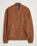 Polo Ralph Lauren Bomber Jacket Suede Country Brown