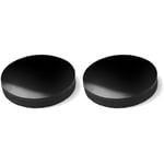 Cyclingcolors - 2x Patin silicone autocollant antidérapant anti-vibration rond Ø50mm Pied Meuble Ménager Electronique Adhésif, Noir