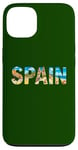 Coque pour iPhone 13 Tenue de voyage de vacances en Espagne