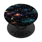 Galaxy Space Stars Pattern Graphic PopSockets Swappable PopGrip