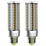 Ampoules LED E27, 25W 3000LM, équivalent Ampoule Incandescente 250W, Blanc Naturel 4000K, Non Dimmable, Lot de 2