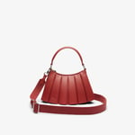 Lacoste Petit sac Lenglen cuir Défilé Taille Taille unique Rouge