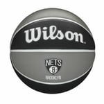 Basketball Ball Wilson Nba Team Tribute Brooklyn Nets Black Natural rubber On