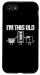 Coque pour iPhone SE (2020) / 7 / 8 I'm This Old (Cassette, VHS, Floppy Disk) - Funny 80s Novelty