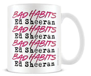 Pyramid International Ed Sheeran Coffee Mug with Bad Habits Repeat Design in Pre