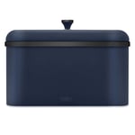 Tower Sera Bread Bin with Smoked Black Trim T826136BLU (Midnight Blue)