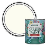 Rust-Oleum White Mould-Resistant Garden Paint In Gloss Finish - Porcelain 750ml Fence Paint, Shed Paint Fence Paint, Shed Paint