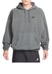 Nike Club+ Hooded Sweatshirt Iron Grey/Black XL